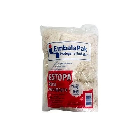 ESTOPA PARA POLIMENTO 500G - EMBALAPAK