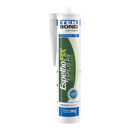 ADESIVO ESPECIAL PARA ESPELHOS | ESPELHO FIX BRANCO - TEKBOND 389G