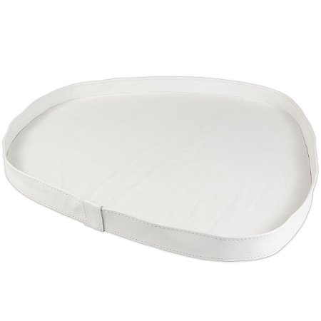Bandeja Dunas Grande Couro Legitimo Branco