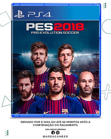 Jogo Pro Evolution Soccer 2018 (pes 18) - Ps4 em Promoção na