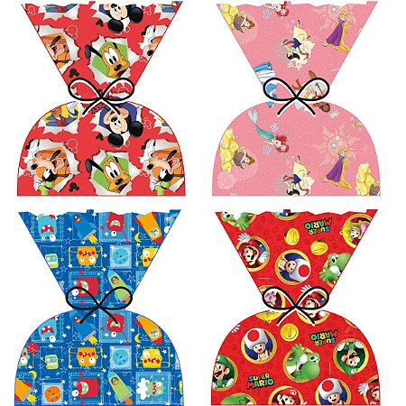 240 Sacos de Presente Infantil Oficial 20x29 Atacado Criança