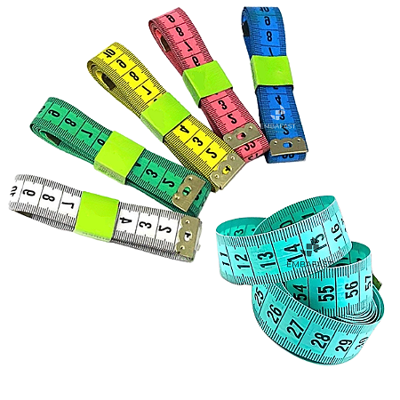 Kit 12 Fitas Métricas Medida Corporal Costura Flexível 1,50M