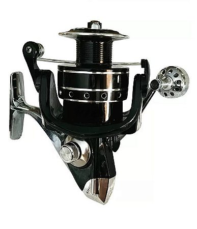 Molinete De Pesca Safari Max EAG 6000 12 Rolamentos Preto