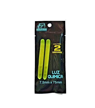 Luz Química Bastão Luminoso 75 Mm Kit Com 25 Cartelas (cada cartela vem com 2 bastão dentro)
