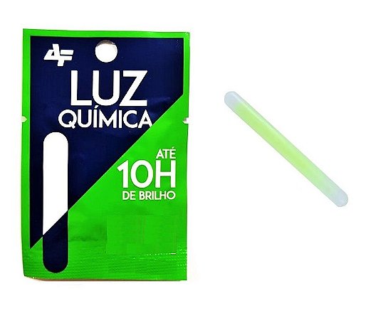 Luz Química Bastão Luminoso Albatroz 38Mm Cartela Com 2 Unid