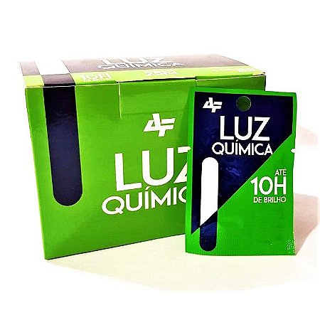 Luz Química Bastão Luminoso Albatroz 38Mm Cx Com 50 Cartelas