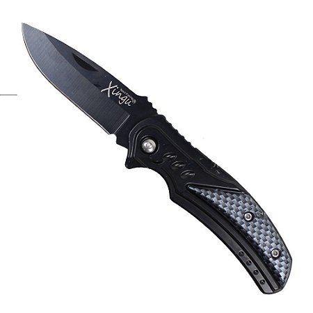Canivete Xingu XV2930 Preto 15 Cm Com Cabo de Metal