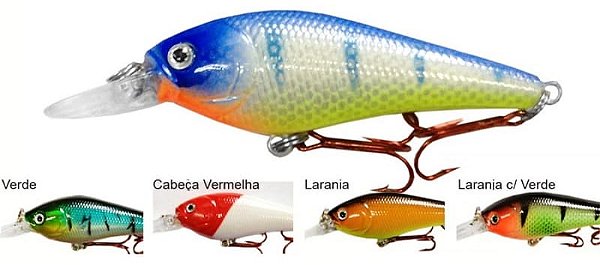 Isca Artificial LQ4001 Meia Água 6 cm Albatroz 6 Gramas Cor Sortido