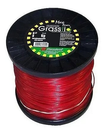 Fio Nylon Para Roçadeira Corta Grama 1 Kg 2,80mm 142 Metros