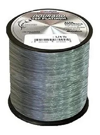 Linha Pesca Dourado Top Platinum Cinza 100 Gramas 0,25 0,30 0,35 0,40 0,45 0,50 0,60 mm