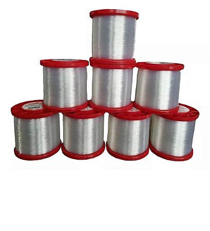 Linha Pesca Grilon 250 Gramas Caixa Com 8 Unidades (2 kg) 0,20 0,25 0,30 0,35 0,40 0,45 0,50 0,60 mm