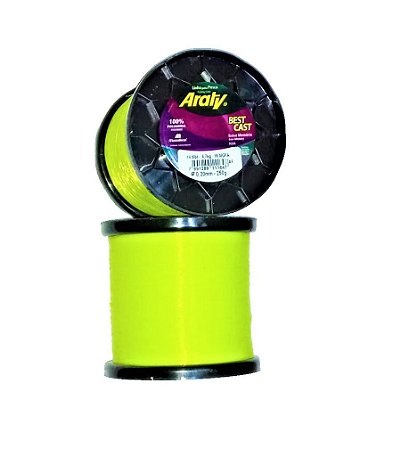 Linha Pesca Best Cast Amarelo 250 Gramas 0,25 0,30 0,35 0,40 mm