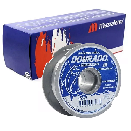 Linha De Pesca Dourado Cor Branco 100 Metros Caixa 0,20 0,25 0,30 0,35 0,40 0,45 0,50 0,60 0,70 0,80 0,90 1,00 mm