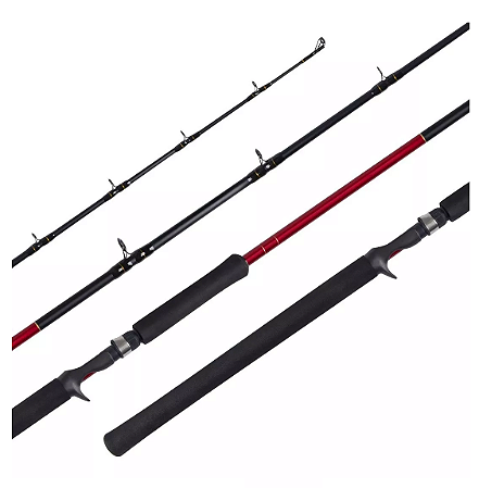 Vara Pesca Para Carretilha Maruri Selenium Fibra Vidro Maciça 1,68 1,83 m - 20/30 Libras - 2 Partes