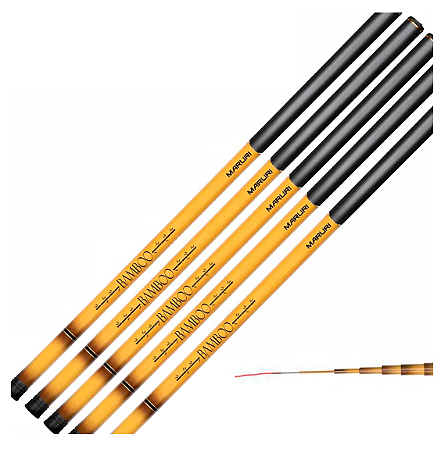 Vara Pesca Telescópica Maruri Bamboo Gomo Curto Diversas Medidas