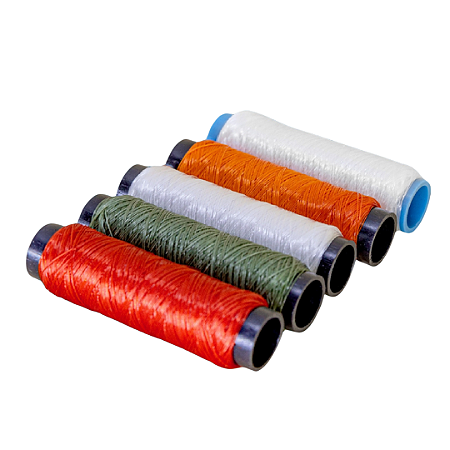 Linha Elastano Elastricot Para Amarrar Iscas com 5 Unidades Verde Vermelho Transparente