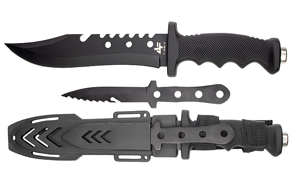 Faca Esportiva Albatroz F-2518B 30,5 cm com Pederneira