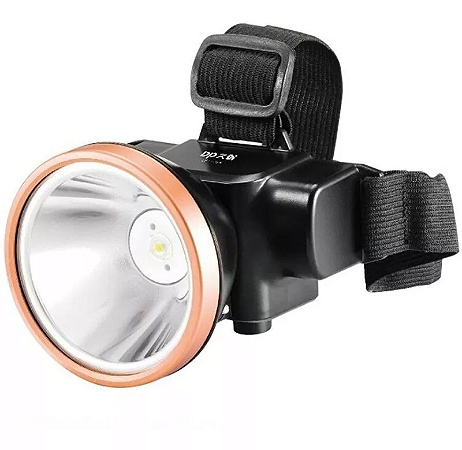 Lanterna de Cabeça Recarregável DP 1 Led Grande (DEM) 5 Wats de Potência DP-7223A Potente