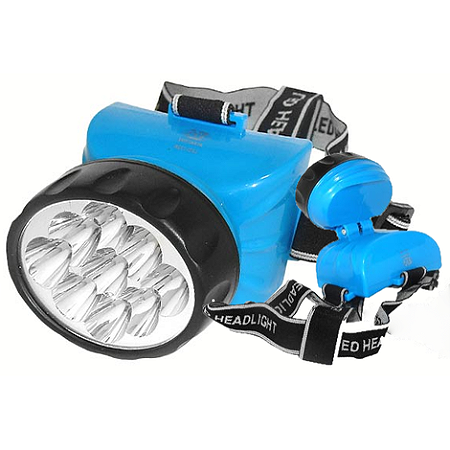 Lanterna De Cabeça Recarregável 12 Leds Albatroz 722b