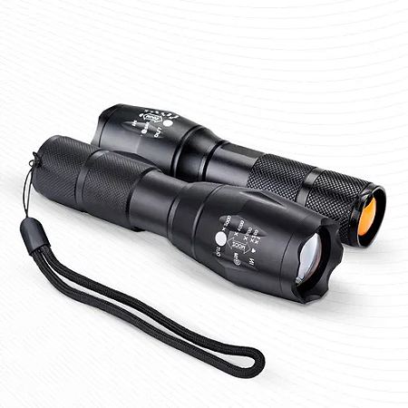 Lanterna Tática Profissional Luz Led Alta Luminosidade X900 Cor da lanterna Preto Cor da luz Branca