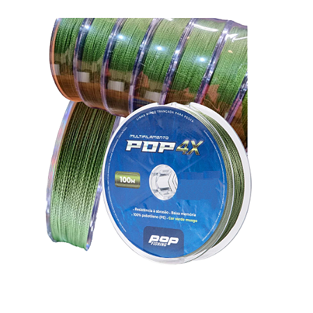 Linha de Pesca Multifilamento 4X Verde 4 Fios Maruri Pop 10 Rolos Com 100 Metros 0,15 0,18 0,20 0,23 0,26 0,30 0,35 0,40 0,45 0,50 mm