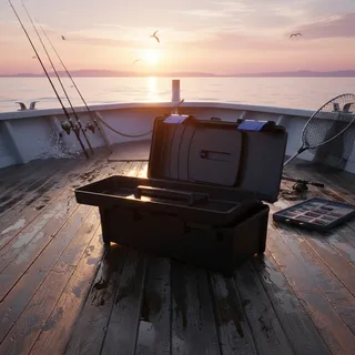 Caixa Ferramentas Pesca Maleta Grande Polymer C/ Bandeja