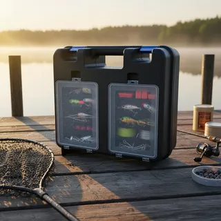 Maleta Caixa Toolcase De Polymer Organizador Iscas 4055