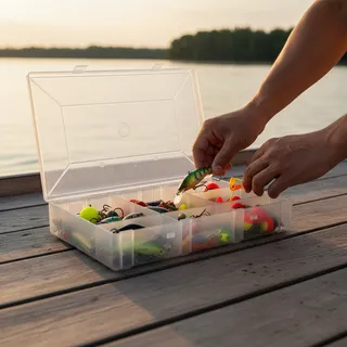 Maleta Caixa Organizadora Polymer Multibox Transparente 6009