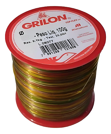 Linha Pesca Grilon Top Flex 100g Multicolor