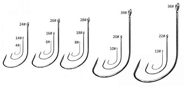 Anzol Para Pesca AF KEIRYU-R Nº12 C/20 Unidades Black Niquel 5 Cartelas