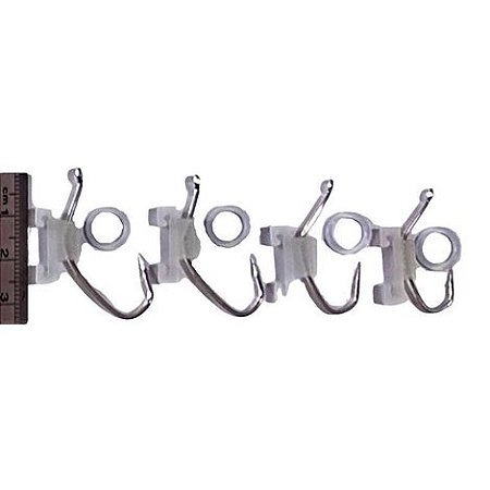 Anzol Para Pesca AF S-HOOK CLICK BAIT Com Varias Medidas 1/0, 2/0, 3/0, 4/0 BlackNiquel