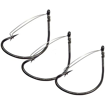 Anzol Anti-Enrosco Para Pesca Varias Medidas 1/0, 2/0, 3/0, 4/0, 5/0 BlackNickel