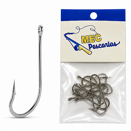 Anzol Para Pesca LGU OSHAUGNESSY Nº4 com 12 Unidades 5 Cartelas