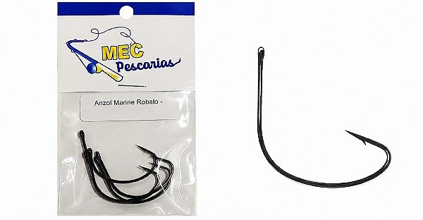 Anzol Para Pesca Robalo Mac 5 Cartelas Black Nickel Diversos Tamanhos Nº1 2 4 6 1/0 2/0