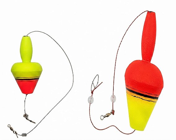 Boia Carpa (Cabeçuda) Para Pesca Com Girador e Snap Pequena ou Grande