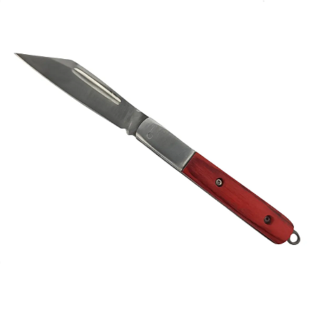 Canivete Xingu Reforçado Aço Inox 16cm XV3580 Com Cabo de Madeira Lamina lisa