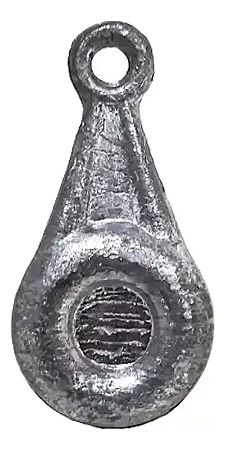 Chumbo Chumbada de Pesca Esportiva Pacote de 1 Kg Modelo Medalha Varias Gramaturas