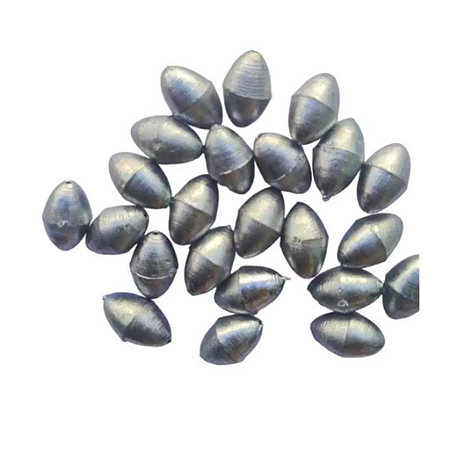 Chumbo de Pesca Esportiva Ervilha, Arroz e Oliva 1KG Ervilha 0,5 1,0 Arroz 1,3 Oliva 3 2 Gramas