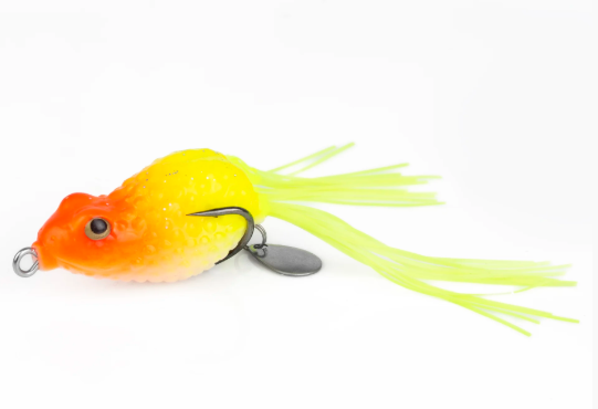 Isca Artificial Top Frog Sapinho Anti-enrosco XY12 8,6Gr Albatroz 4,5cm Borracha e Equipada com Anzol Duplo