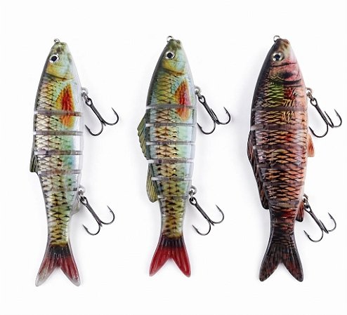 Isca Artificial Peixe Articulada Skull Fish 18Gr 13Cm Cores Sortidas em Plástico ABS