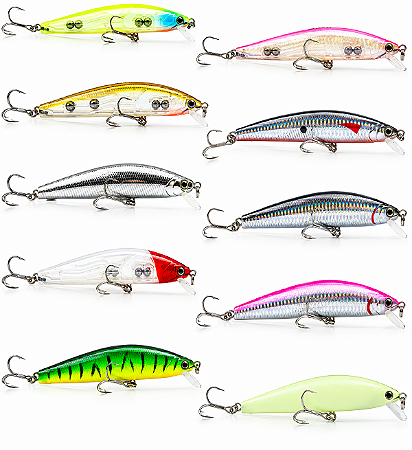Isca Artificial Jimmy 140mm 34Gr Meia Água Floating Diversas Cores