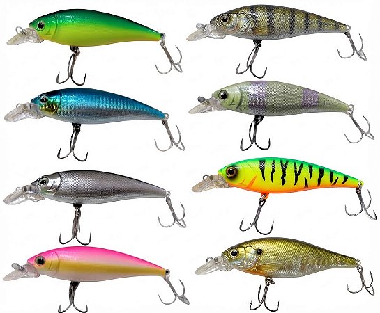 Isca Artificial Safari Meia Água 5cm 34Gr SF10812 Cores Sortidas de Alta Qualidade