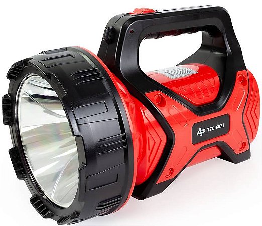 Lanterna AF Holofote TZD6671 10W Para Pesca Noturna Acampamentos e Caminhadas Luz Intensa