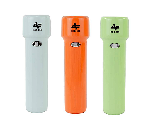 Lanterna Mini Recarregável Albatroz XSD880 1W Cor Sortida verde azul e laranja