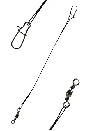 Leader Chicotes Albatroz 12cm C/100 Und 45LB Resistência Até 20kg Para Pesca de Alta Qualidade