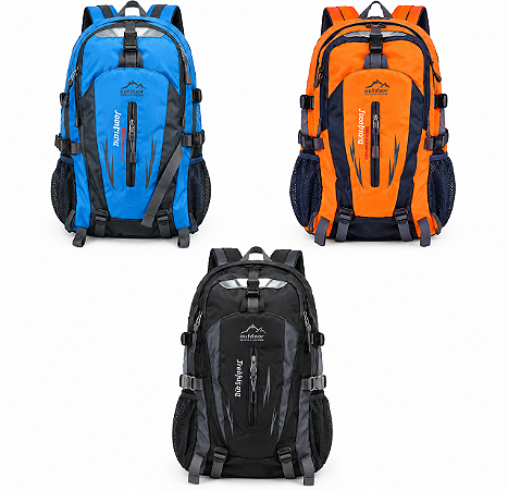 Mochila Impermeável BAG03 em Poliéster Tática 40lts Com Diversas Cores Para Pesca, Passeio, Caça, Atividades ao Ar Livre