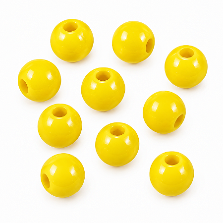 Missanga Para Pesca Lambari 10gr Plástico Cor Amarelo