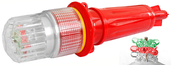 Sinalizador Náutico AF WLH-188 2Pilha 15LED Para atrair os peixes e marcação da rede à noite