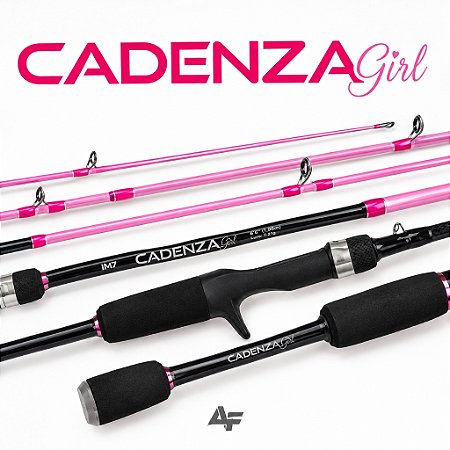 Vara Para Pesca Albatroz Cadenza Girl C562 1,70M 2 Partes Carbono 20LB Para Carretilha estética atraente.