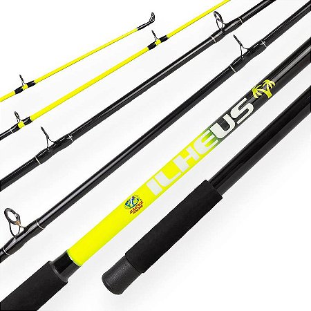 Vara de Pesca Alabtroz Ilheus 3,00M 2 Partes P/Molinete em fibra de vidro tubular muito utilizada em pesqueiros.